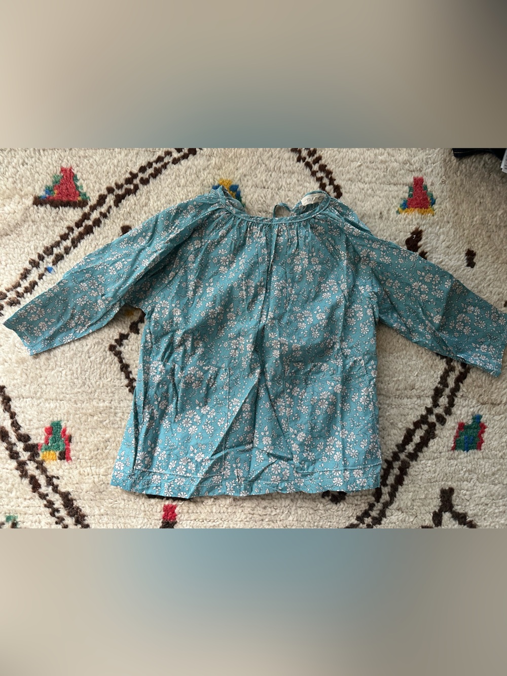 Mabo liberty print floral shirt / blouse 6-7y